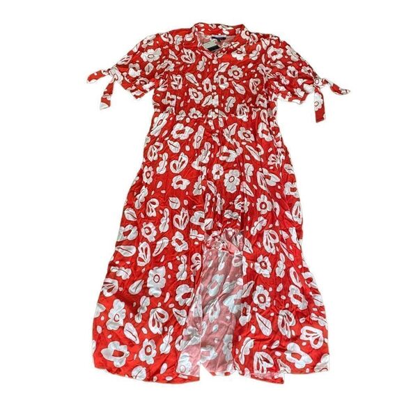 ELOQUII Elements Stencil Print Walk-Through Maxi Romper 20 NWT - Picture 3 of 7